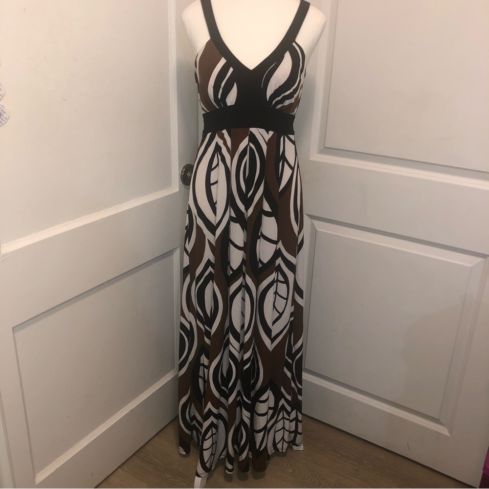 Bisou bisou ladies full length maxi summer dress size 14
